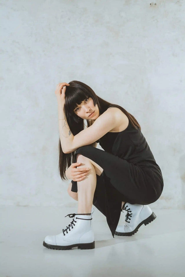 Aviator Boots – Vit