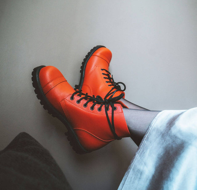 Aviator Boots – Röd