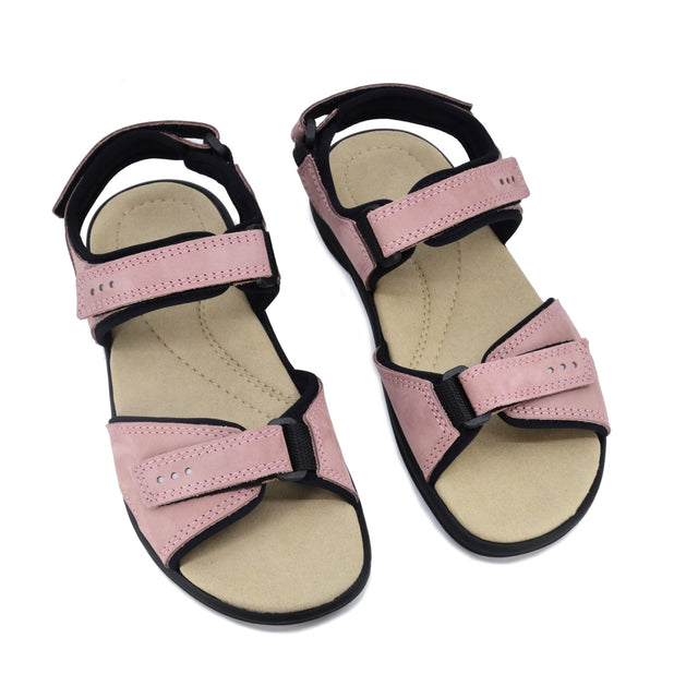 Liiva Women's Leather Sandals - Pink
