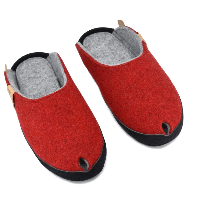 Brussels Slippers - Ruby Red