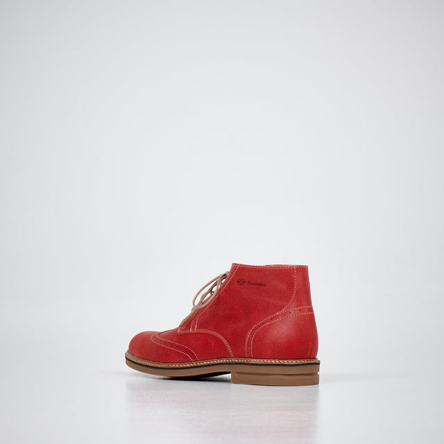 Red Ankle Boots